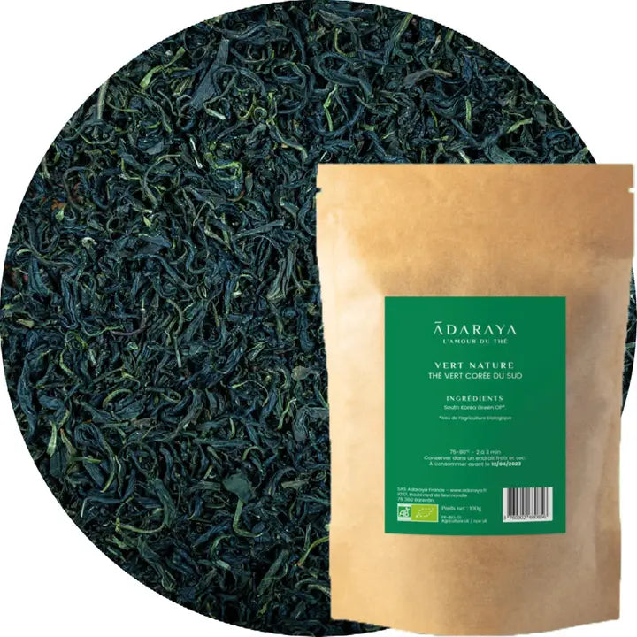 Organic Green Tea Nature - Vert Nature | Superior Green Tea from South Korea 
