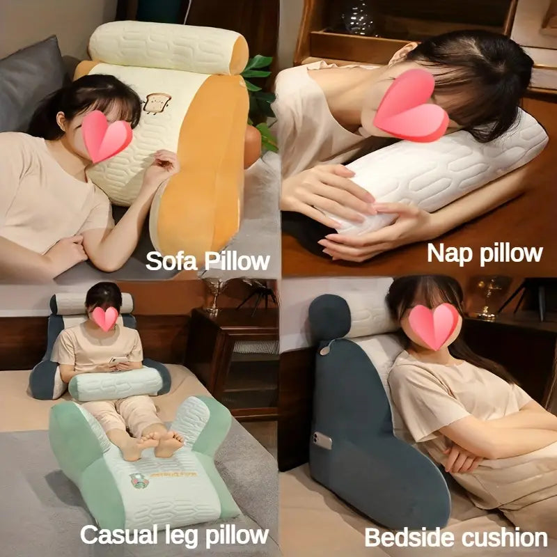 Vielseitiges Kissen – Lordosenstütze und Komfort für Bett, Sofa und Sessel