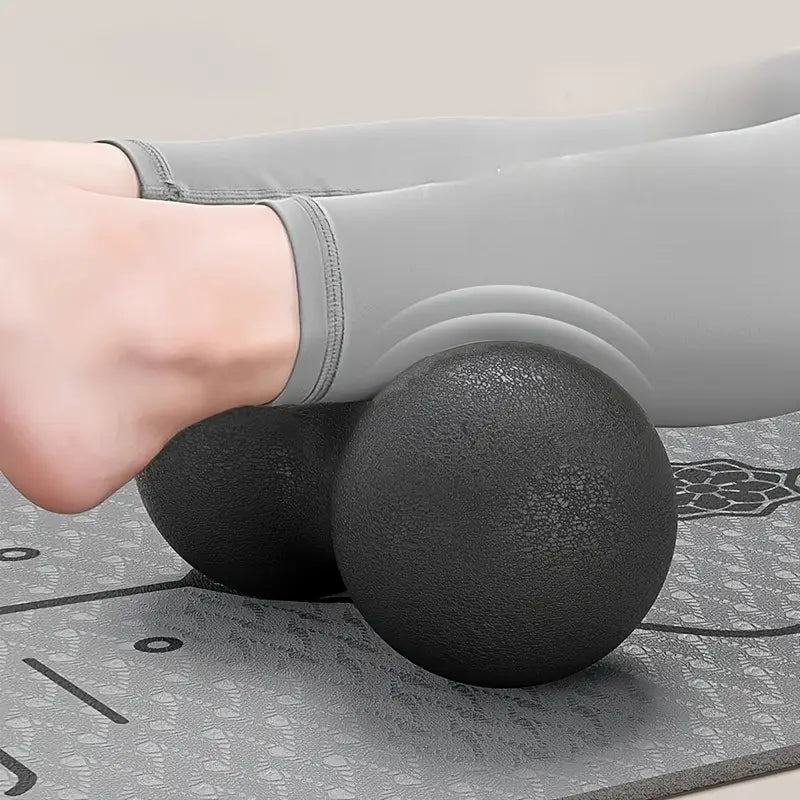 Balle de Massage Fitness à Double Bâton – Soulagement Profond et Ciblé