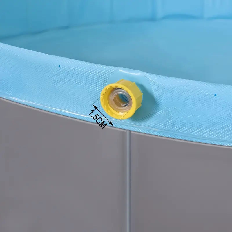 Piscine Portable Antidérapante pour Chien