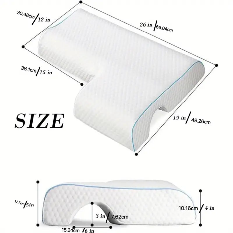 Oreiller en Forme d’Arc à Mémoire de Forme