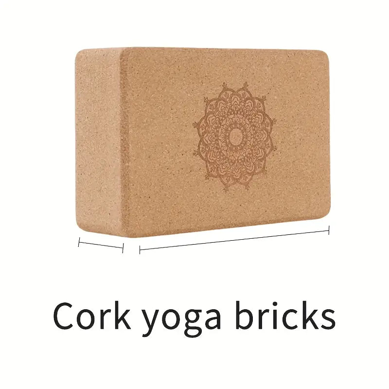 Lot de 2 Blocs de Yoga en Liège Naturel