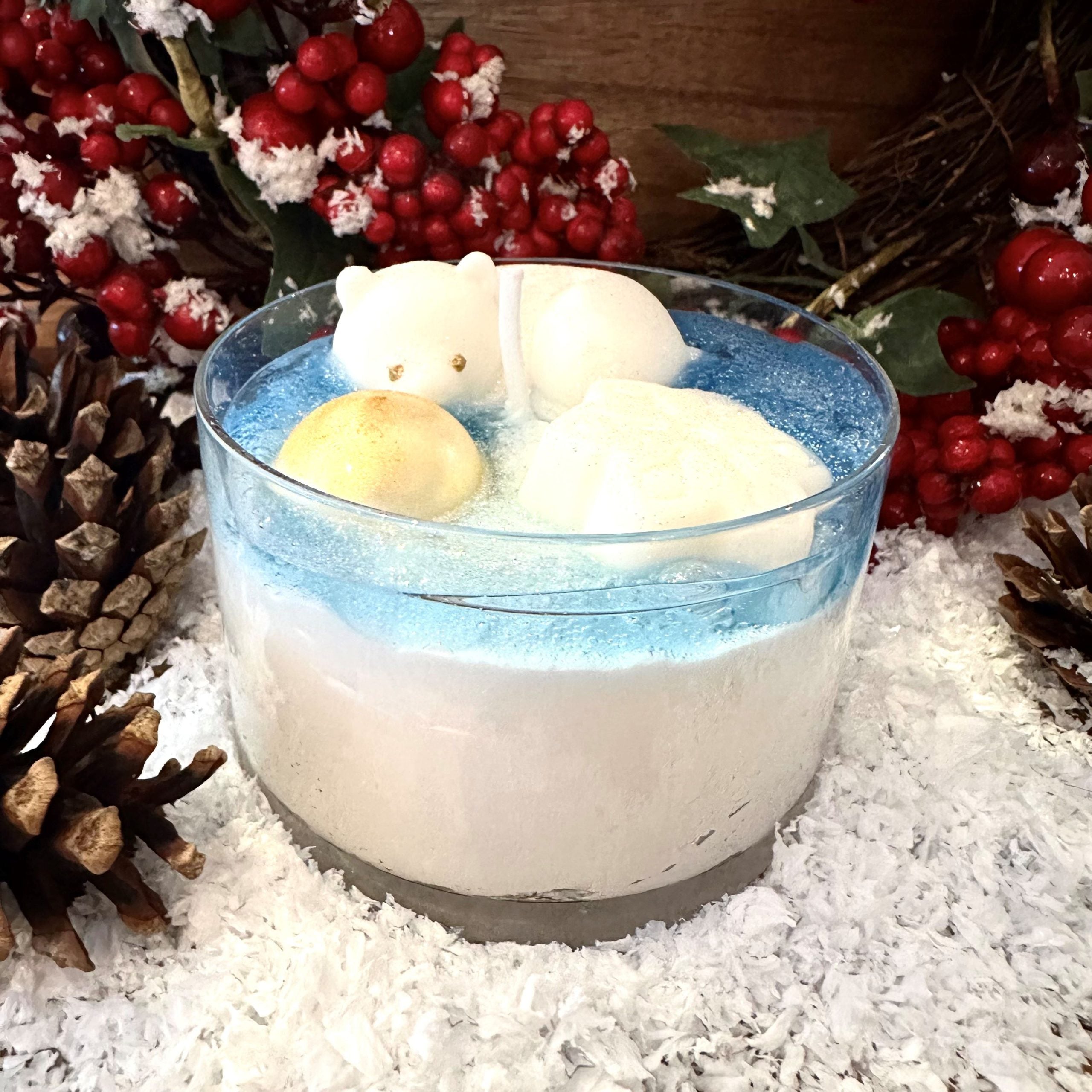 ICEBERG glass candle 150g - Gourmet candle