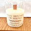 Crackling wood wick candle 165 g - Gourmet Candle