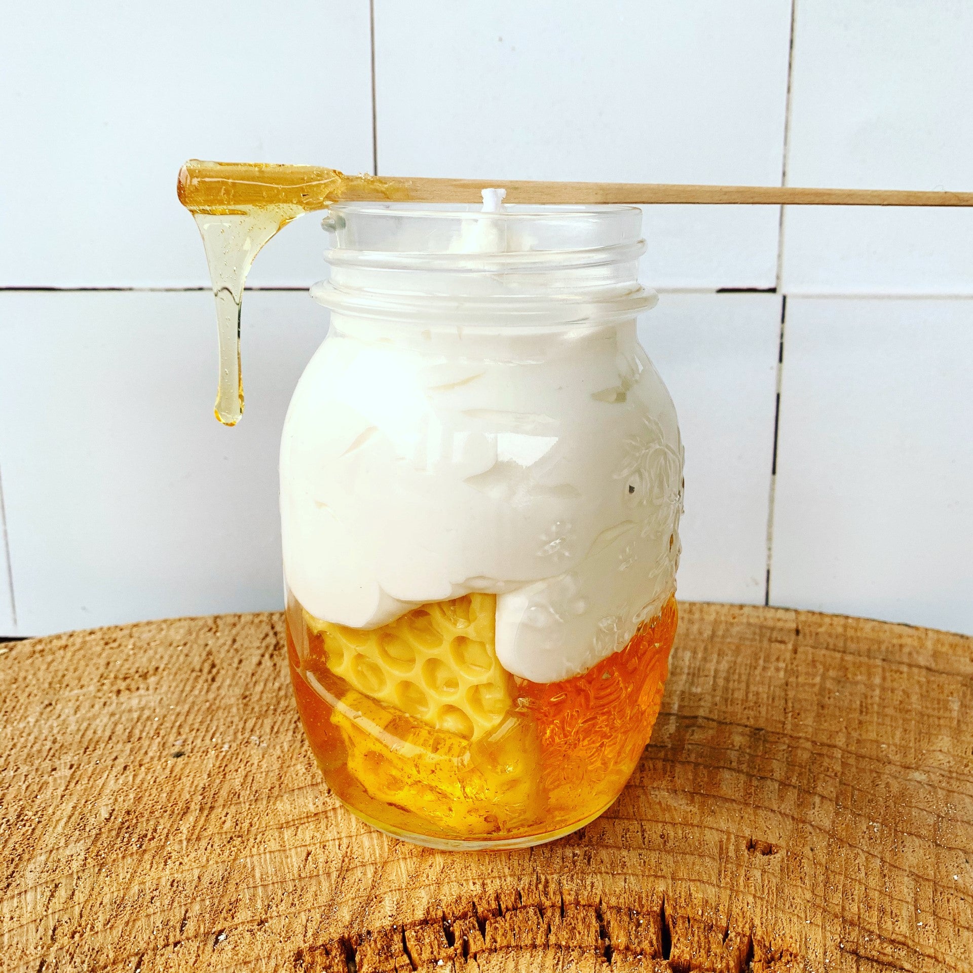 Honey Cake Jar Candle 360g - Gourmet Candle