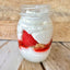 Bougie mason jar 360 g Charlotte aux fraises - Bougie Gourmande