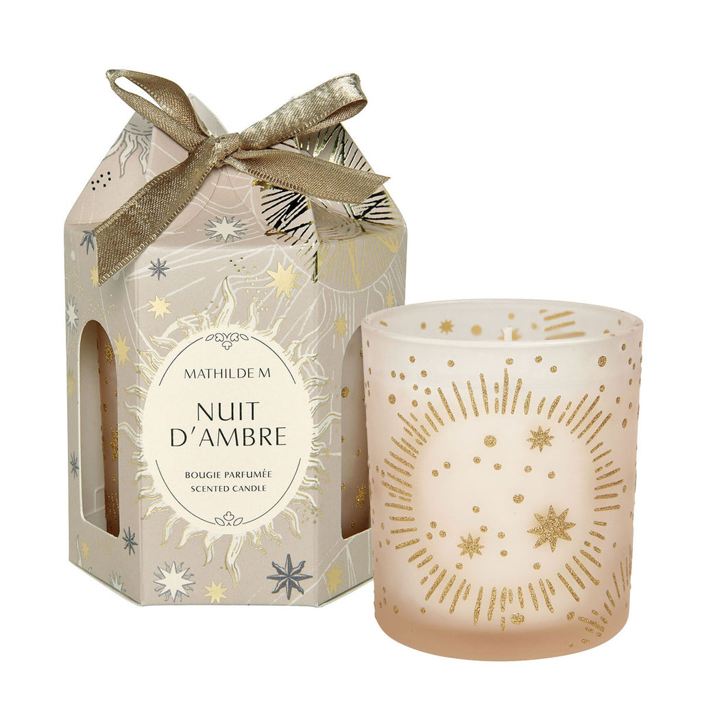 Scented candle Fête Céleste 160 g - Nuit d'Ambre - Mathilde M