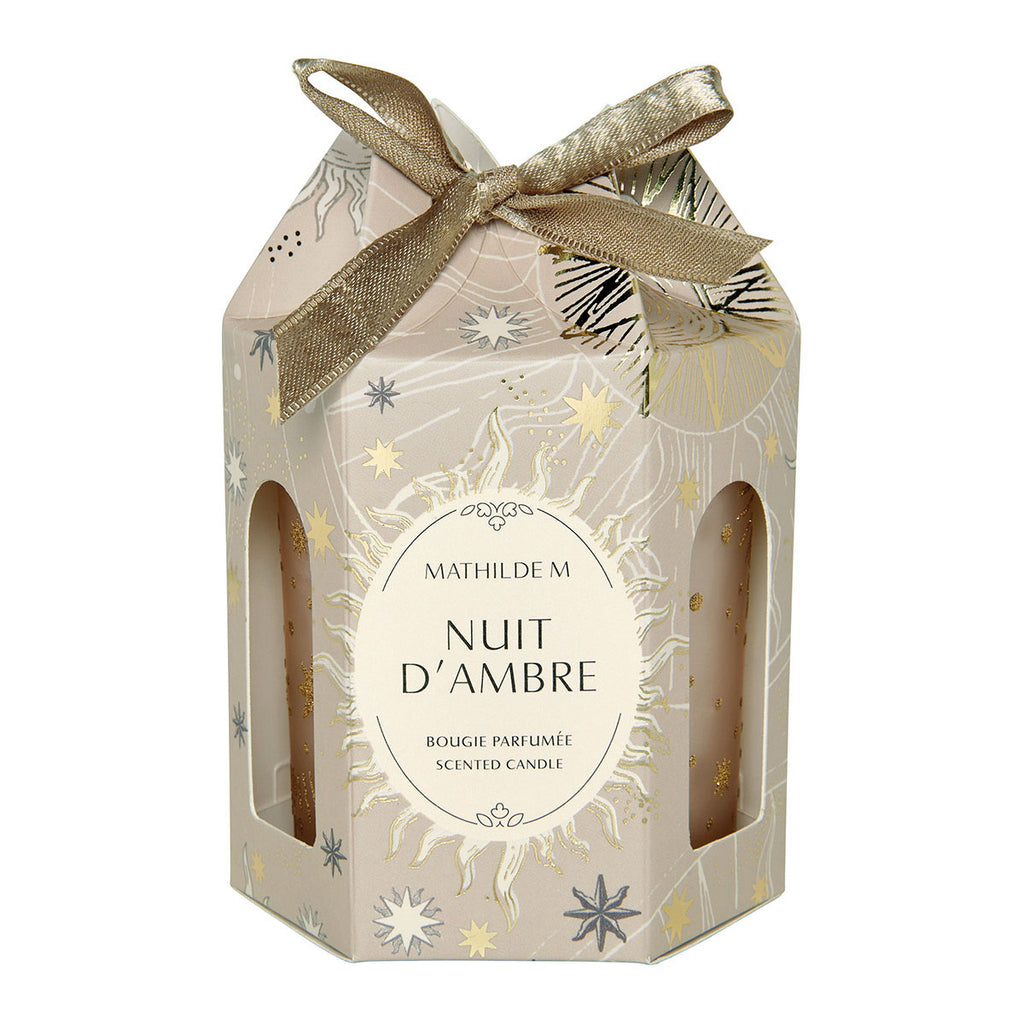 Scented candle Fête Céleste 160 g - Nuit d'Ambre - Mathilde M