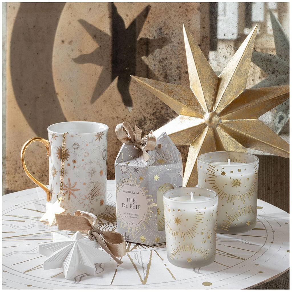 Scented candle Fête Céleste 160 g - Festive Tea - Mathilde M