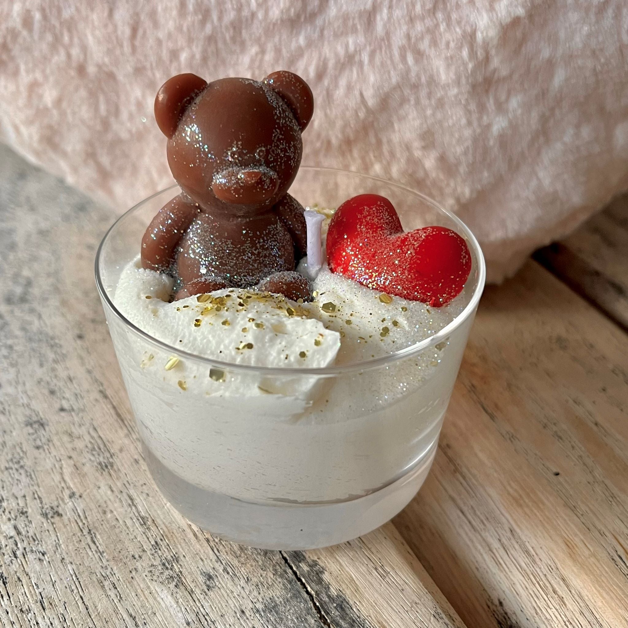 Mini glass candle 80 g Love - Gourmet Candle