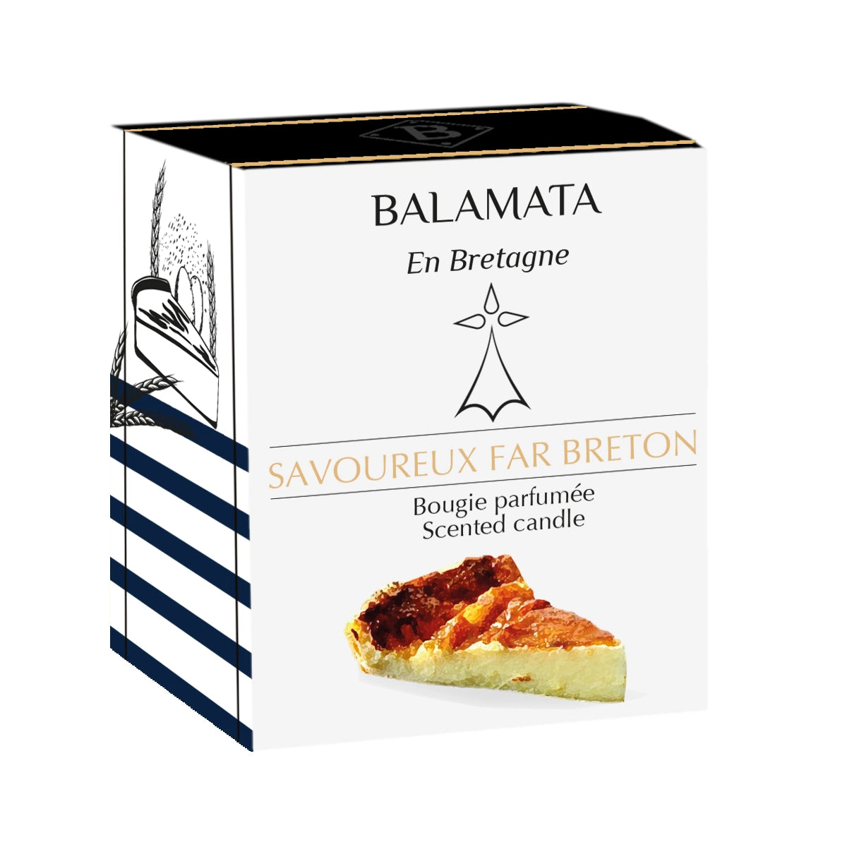Savoreux Far Breton Duftkerze 80g – Balamata