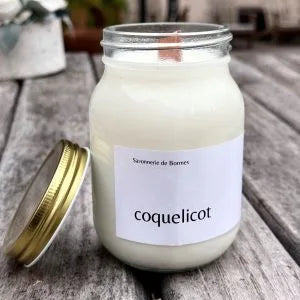 POT DE CIRE 400 G COQUELICOT - Savonnerie de Bormes
