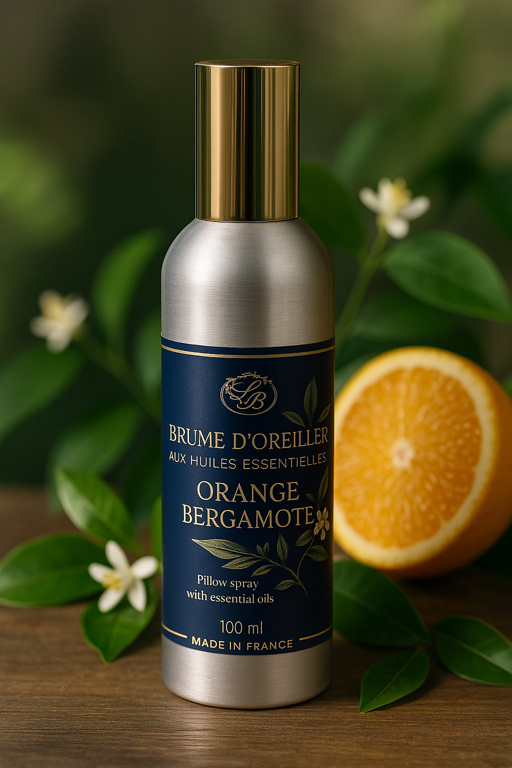 Brume d'Oreiller - Orange-bergamote - Savonnerie de Bormes