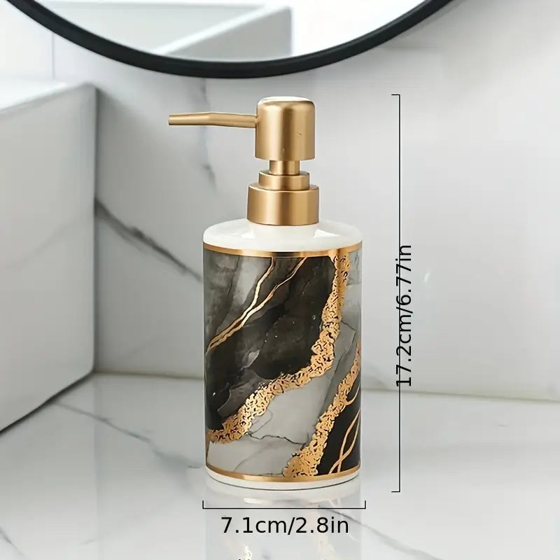 Distributeur de Savon Liquide en Céramique de Luxe