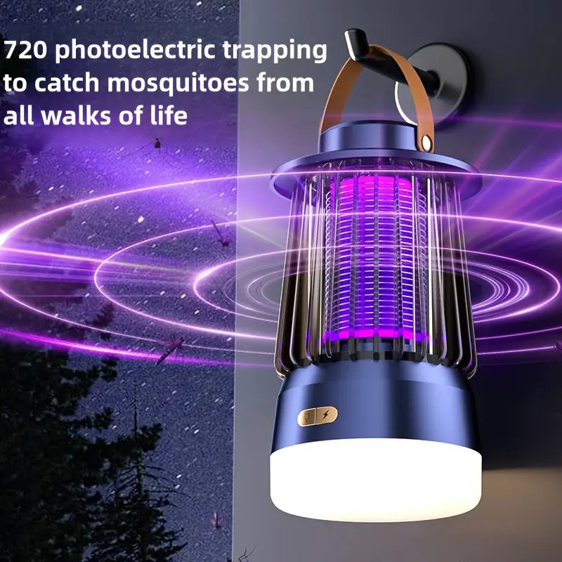 USB Electric Mosquito Lamp - Silent UV Light Trap for Indoor & Outdoor