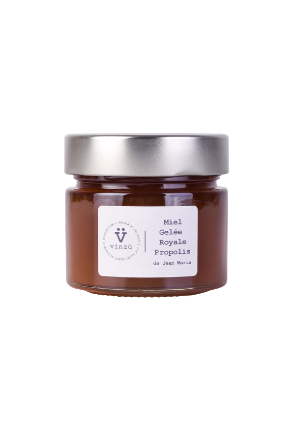 Preparation with honey, royal jelly &amp; organic propolis - Vinzü