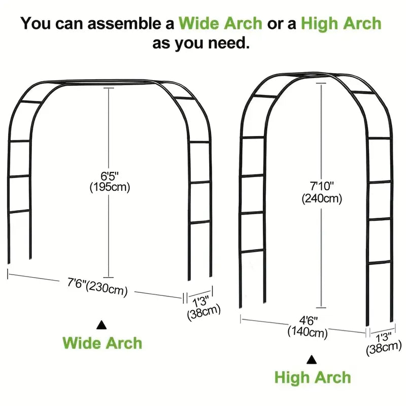 Arche de Jardin en Métal Durable