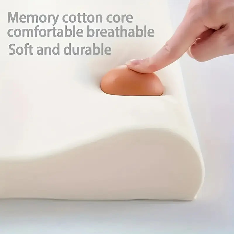 Oreiller en Forme de Cale - Soutien Ergonomique pour le Dos et le Cou