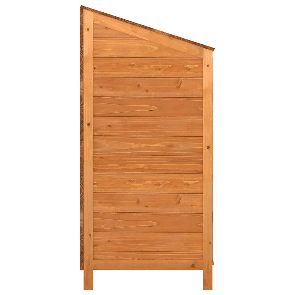 Remise de jardin en sapin massif - Compacte et robuste Marron
