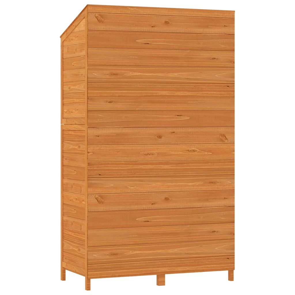 Remise de jardin en sapin massif - Compacte et robuste Marron