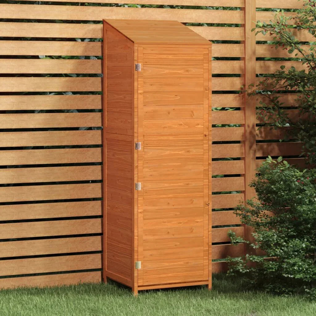 Remise de jardin en sapin massif - Compacte et robuste Marron