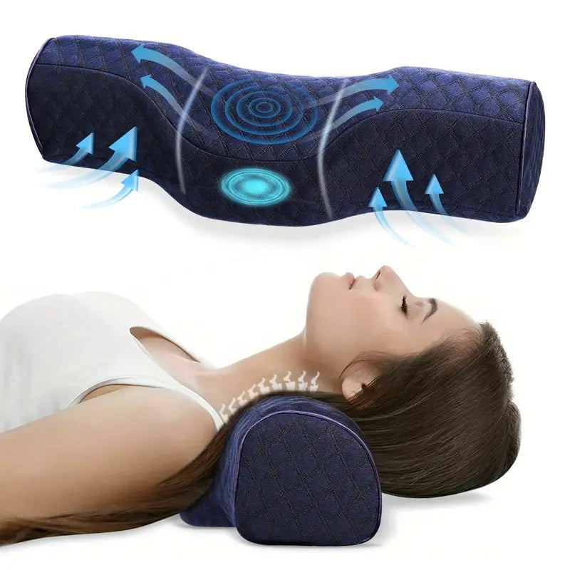 Oreiller en Mousse à Mémoire de Forme – Soutien Optimal pour un Sommeil Réparateur