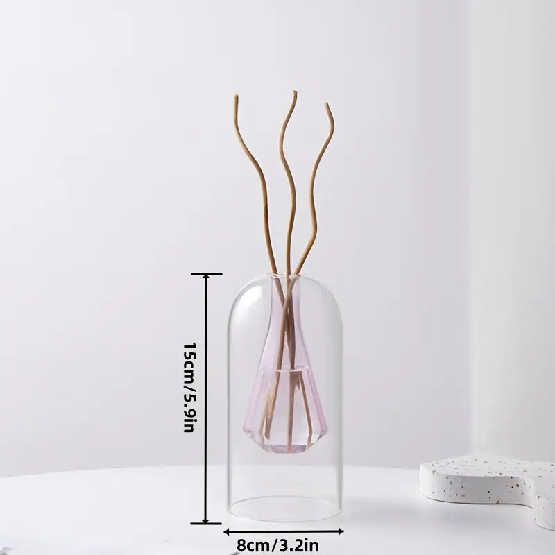 Diffuseur d’aromathérapie en verre – vase décoratif – vue 5