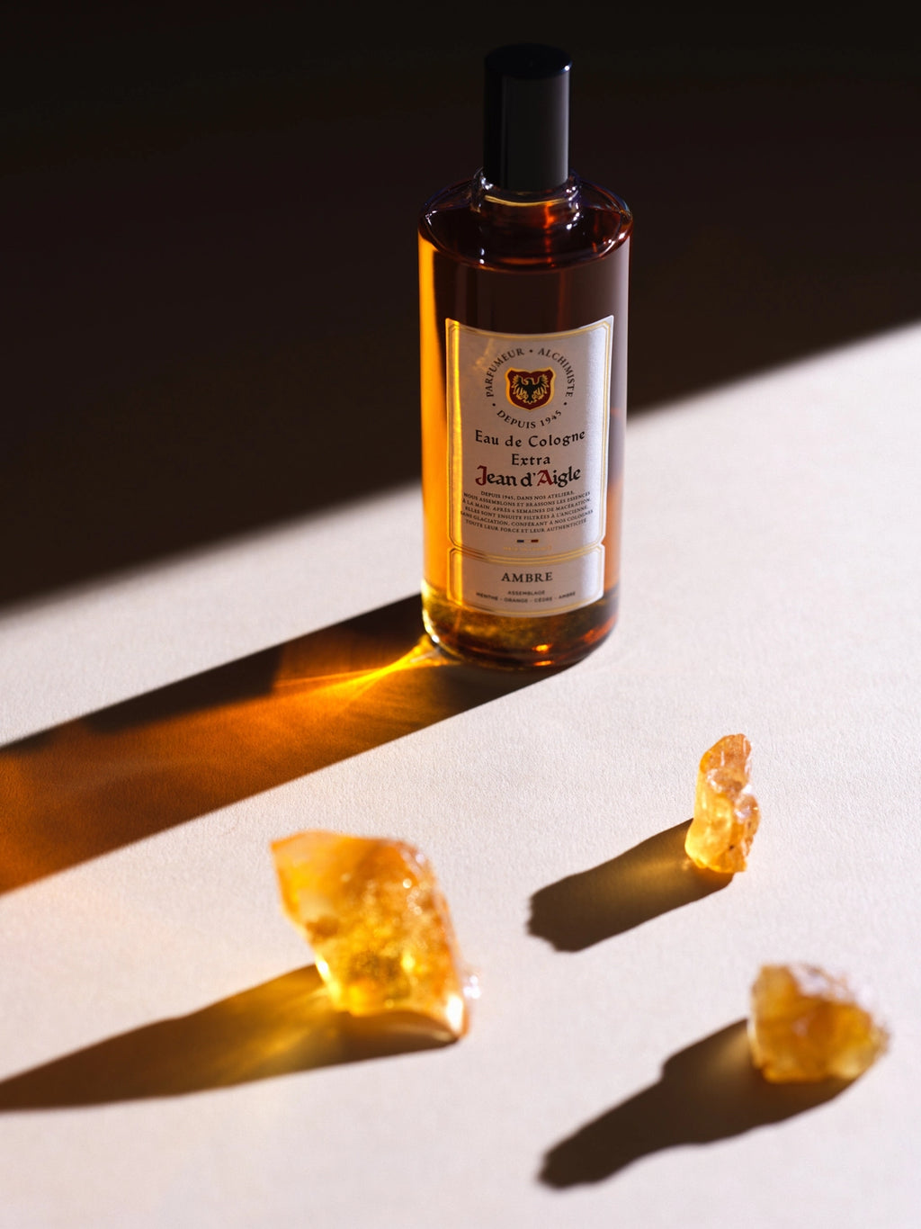 Eau de cologne AMBRE – L’Alliance Sensuelle de la Fraîcheur et de la Chaleur - Jean d'Aigle