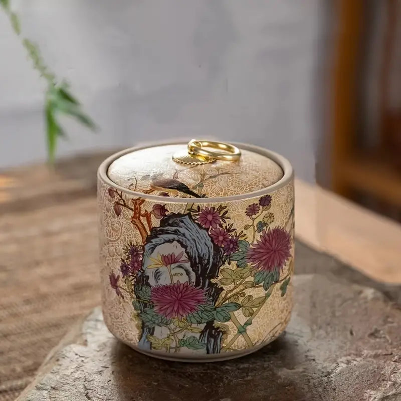 Teedose aus Porzellan - Limitierte Auflage