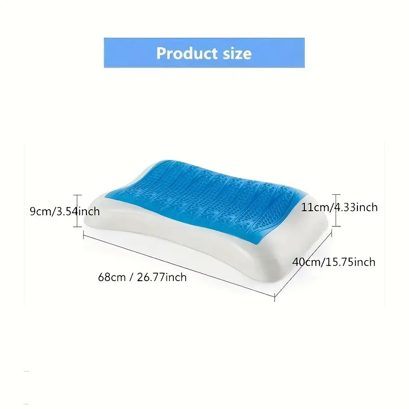 Oreiller Rafraîchissant en Gel 4D – Confort et Fraîcheur Pour un Sommeil Réparateur