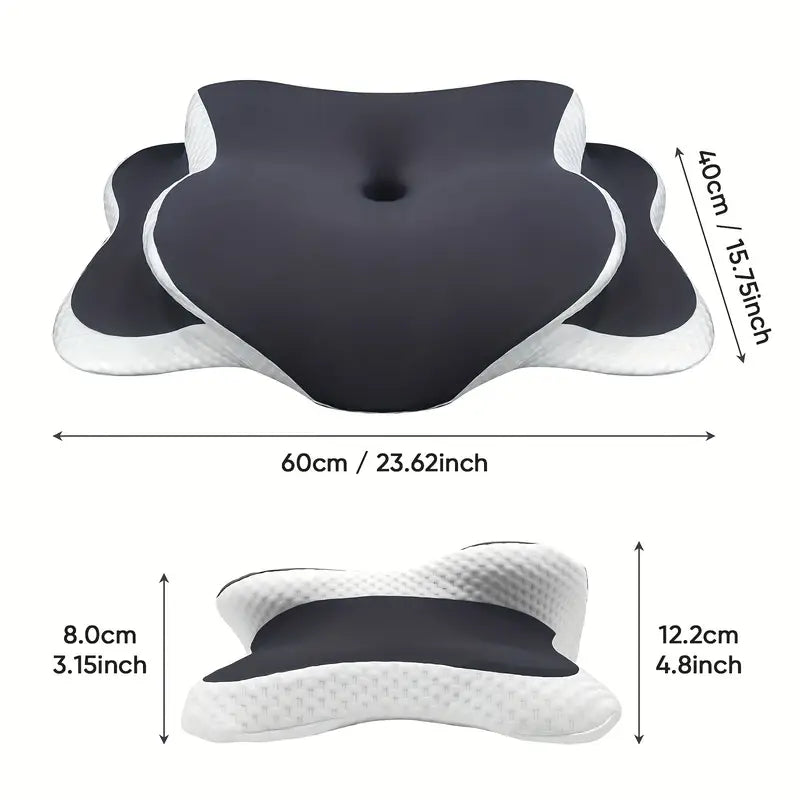 Oreiller de Cou Réglable Ergonomique – Soutien Cervical & Confort Absolu