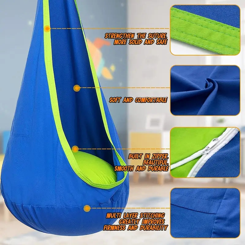 Chaise Suspendue avec Coussin Gonflable – Pour Intérieur et Extérieur