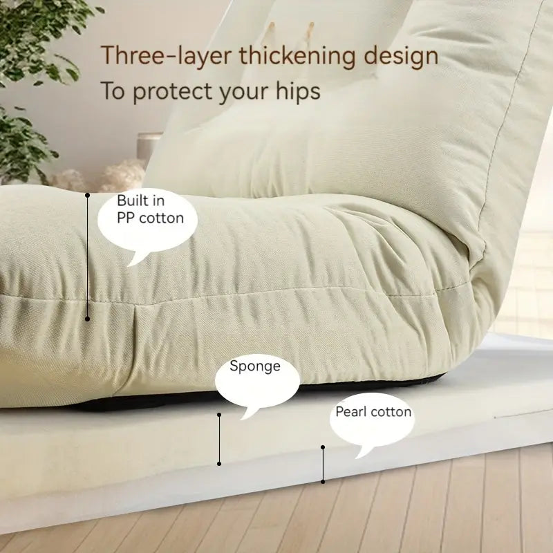 Chaise Paresseuse Japonaise Pliable et Confortable