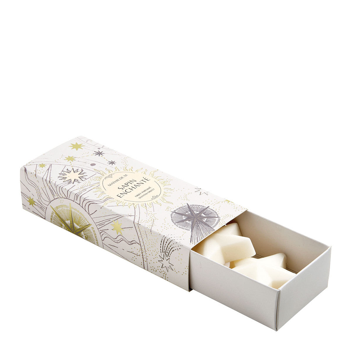 Coffret 3 Décors Fondants en Cire Parfumée - Fête Céleste - Sapin Enchanté -Mathilde M