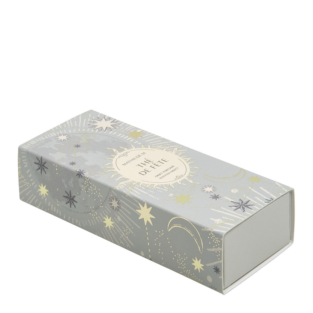Coffret 3 décors fondants en cire parfumée Fête Céleste - Thé de Fête - Mathilde M