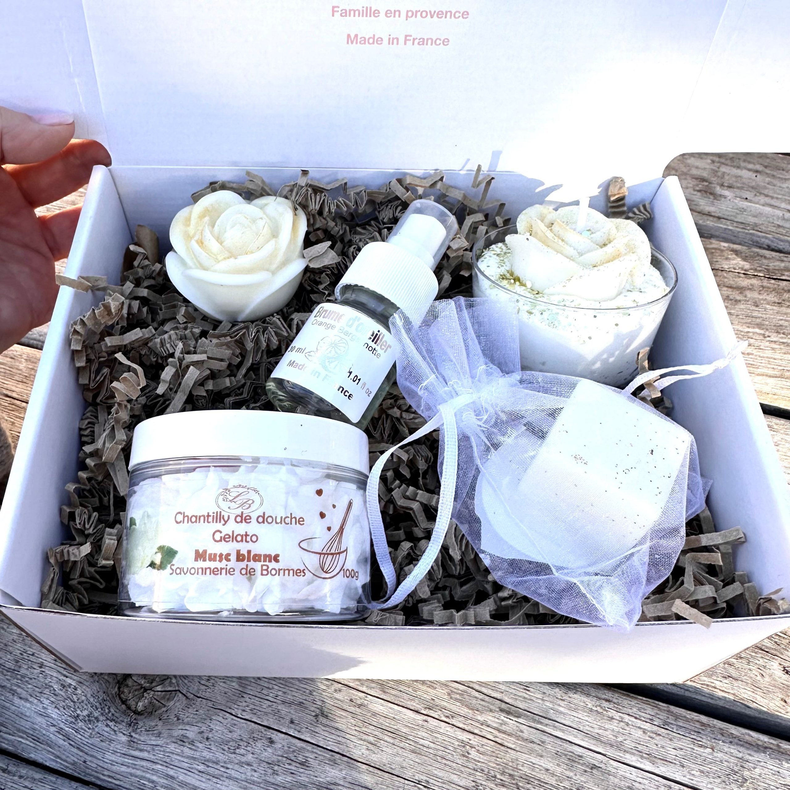 Coffret BLANC - Savonnerie de bornes
