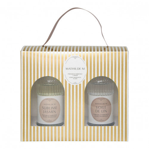 Coffret Mix and Match Parfum d'Ambiance Sublime Jasmin & Voile de Lin – Mathilde.M