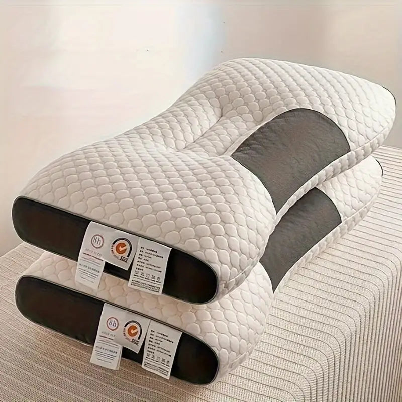 Oreiller Ergonomique en Coton - Massage, Soutien Orthopédique
