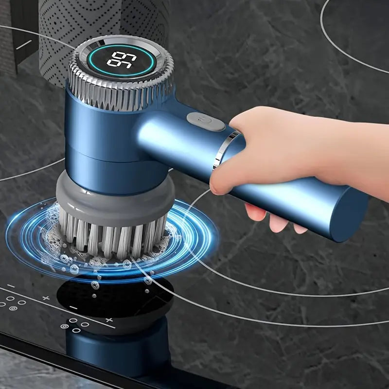 Brosse de Nettoyage Électrique Rotative Sans Fil – Rechargeable USB