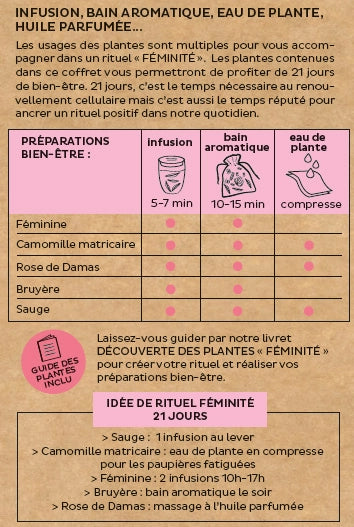 MON RITUEL "FÉMINITÉ" BIO 170g + 1 GUIDE DES PLANTES