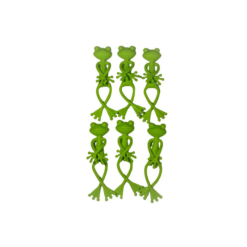 Lot de 2/4/6/8 Supports de Plantes Grenouille – Clips Décoratifs