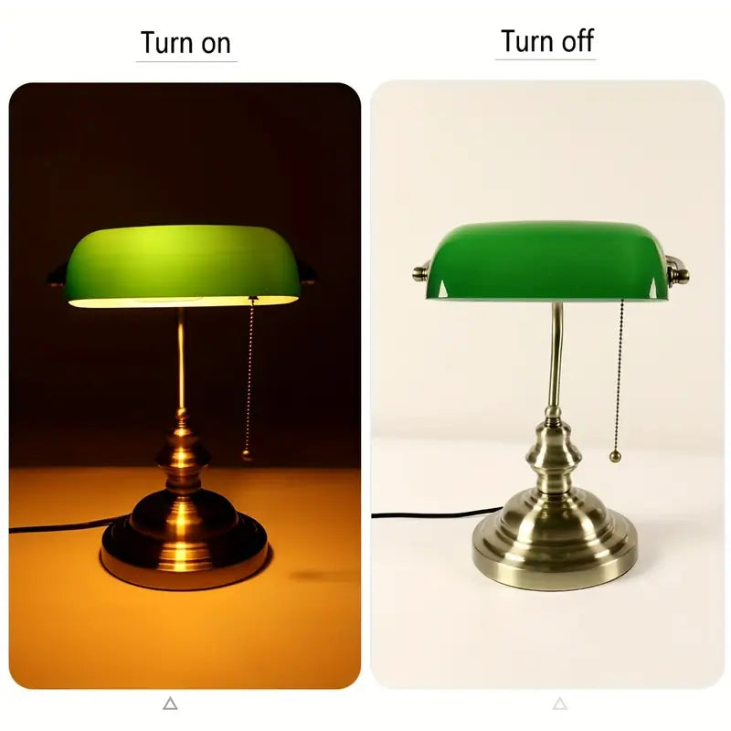 Lampe de Bureau Vintage Style Banquier