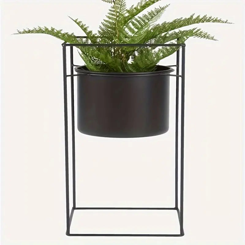 Support de Fleur en Métal Carré - Pour Intérieur & Balcon