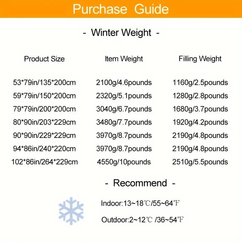 Couette d'Hiver Épaisse Style Bohémien – Douce & Chaude en Polaire Flocon de Neige