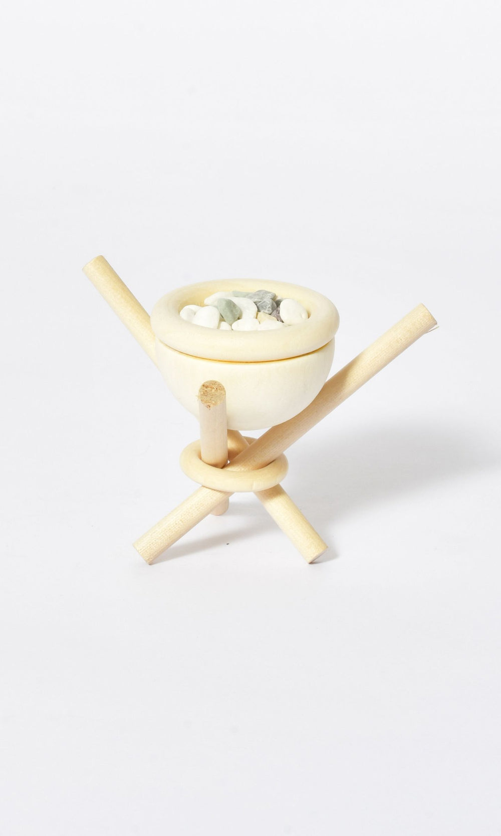 Diffuseur d'huiles essentielles avec support en bois