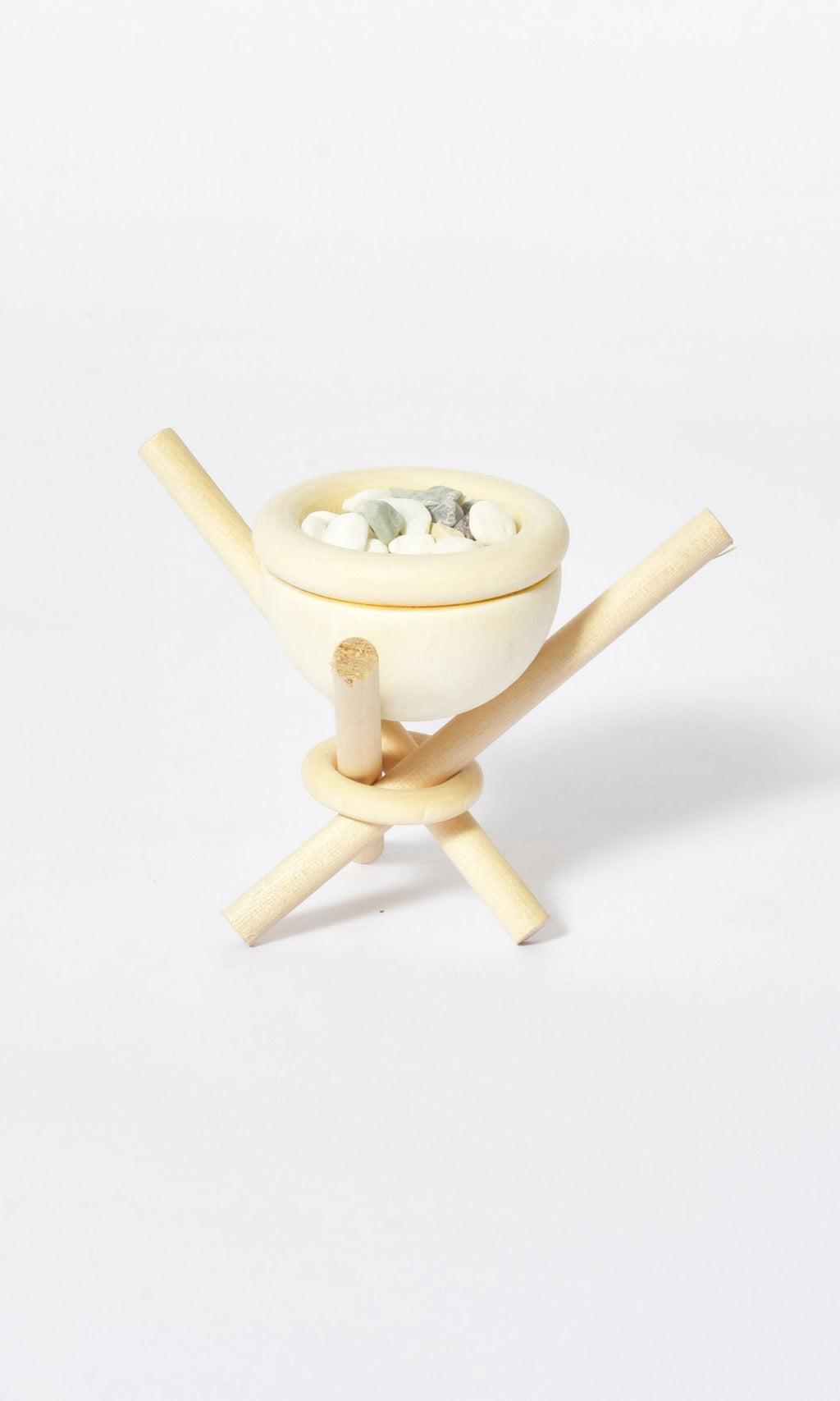 Essential oil diffuser with wooden stand