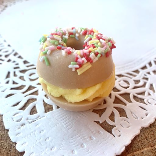 Fondant Donut 40 g Karamell - Savonnerie de Bornes
