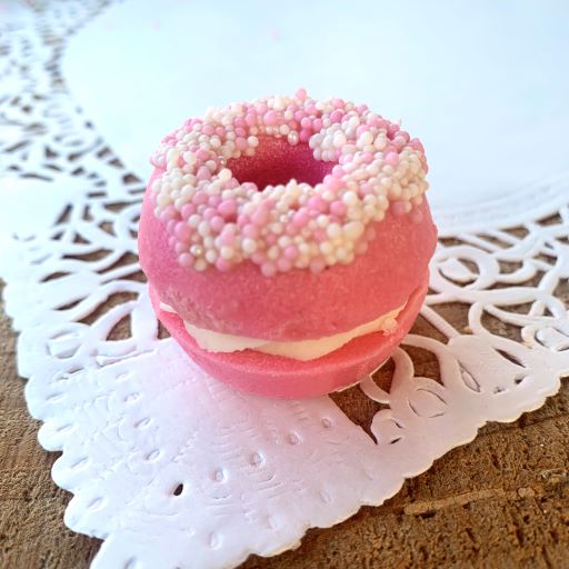 Fondant donut 40 g Strawberry - Savonnerie de Bornes