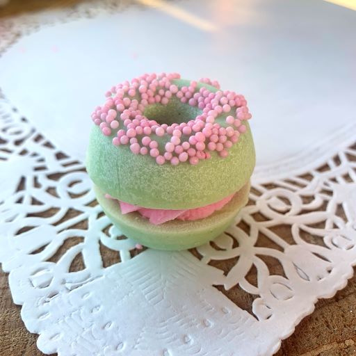 Fondant donut 40 g Marshmallow - Savonnerie de Bornes