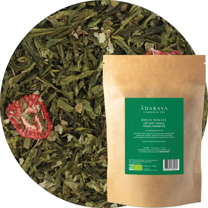 Organic Sweet Sun Green Tea - A Fruity-Vanilla Sweetness 